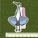 画像2: 【野鳥生活】防水UVステッカー「電波受信中」送料180円  (2)