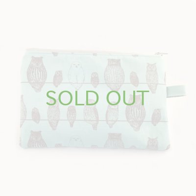 画像3: 【野鳥生活】フクロウ柄ポーチ（送料180円） 