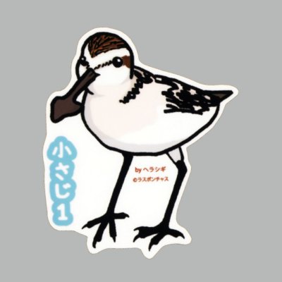 画像1: 【野鳥生活】防水UVステッカー「小さじ１」送料180円 