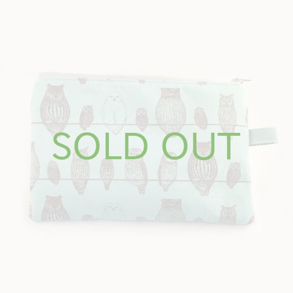 画像3: 【野鳥生活】フクロウ柄ポーチ（送料180円）  (3)
