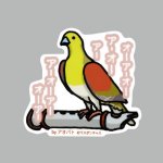 画像: 【野鳥生活】防水UVステッカー「オーアーオーアー」送料180円 